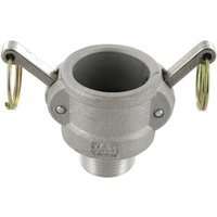 Kramp Camlock Type B 2" male thread stainless steel HCN100BSS051