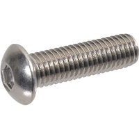 Kramp Flat round hex Screw M10x35 S.S.-A2 ISO73801035RVSP050