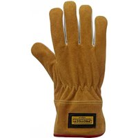 Kramp Work gloves yellow-white leather size 12/3XL Protect by KG0800112