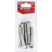 Kramp Bolt stainless steel M10 x 60mm, A2 (6) KR9311060RVSP06B