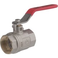 Kramp Ball valve BSP 2x female 1"+SS handle KS1FKR