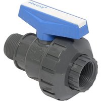 Pimtas PVC ball valve M3/4"xF3/4" single union KS34342PVC