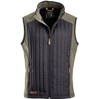 Kramp Hybrid/fleece vest Men, olive S KW5011401902048