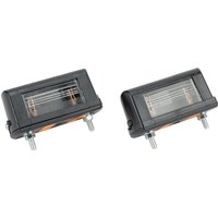 gopart Number plate light 5W, rectangular, 12/24V, white, 85x30x38.8mm, LA46002