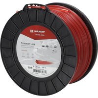 Kramp Trimmer line diameter 3.3mm 109m square red NL33109SKR