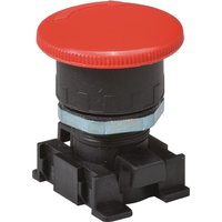 Kramp Mushroom button red lockable PVMHLRD1