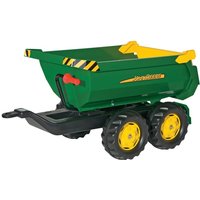 Rolly Toys Trailer, John Deere, green/yellow, from age 3, rollyHalfpipe by R12216