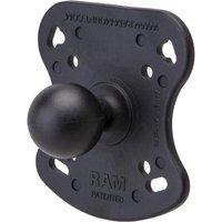 RAM base with 1,5" rubber bal RAMC107B