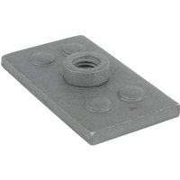Stauff Weld-on plate double GR.3 RS9323
