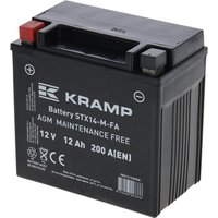 Kramp Battery 12V 12Ah 200A closed SBA1212200KR