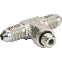 Alfagomma T piece 7/16"JIC x 1/4"BSP TIB0704
