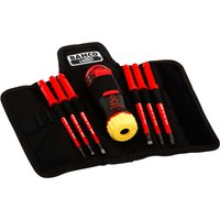 Bahco Insulated Ratcheting Screwdriver Set, 6 Piece 808062