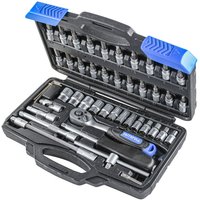 Faithfull 1/4in Socket Set, 46 Piece FAISOC1446MQ
