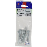 ForgeFix Multi-Purpose Pozi CSK 4.0 x 60mm FPKMPS460ZP