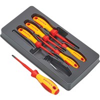 KNIPEX 6-Piece VDE Screwdriver Set 00 20 12 V05
