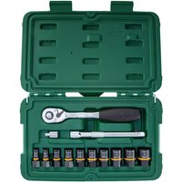 SATA BoltBiter 1/4in & 3/8in Extraction Socket Set, 13 Piece ST09137