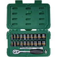 SATA BoltBiter 1/4in & 3/8in Extraction Socket Set, 23 Piece ST09138