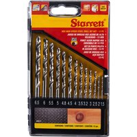 Starrett HSS Split Point Drill Bit Set, 13 Piece KBK13