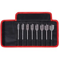Starrett Flat Wood Drill Bit Set, 8 Piece KFWDK08