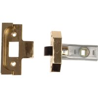 UNION 2650 Rebated Tubular Mortice Latch 64mm Electro Brass Y2650-EB-2.50
