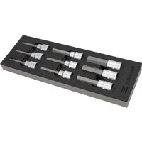 Kramp Socket set Hexagon long 1/2" 9 pcs TT800505