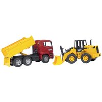Bruder MAN tippingtruck with wheeled loader U02752