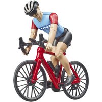 Bruder Road bike with cyclist U63110