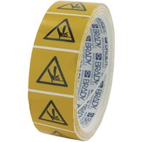 Brady Sticker Warning 25mm Hand WB227350