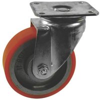 Ro-Carr Caster wheel swivel, polyurethane wheel: diameter 200x50mm, plate fitting: 140x110mm Load: 830kg, WH700200