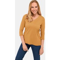 Atelier Goldner Tshirt avec charmante encolure et pierres décoratives miel Gr 22 de Goldner Fashion