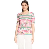 Atelier Goldner Promotion Goldner 20% de réduction sur le Tshirt fleuri crèmerosé taille 44