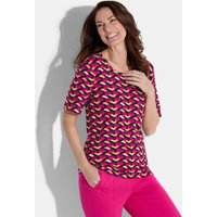 Atelier Goldner 25% Rabatt auf geometrisch gemustertes Shirt in Pink