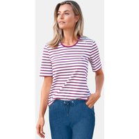 Atelier Goldner Promotion Goldner 20% de réduction sur le Tshirt rayé blanclilas taille 40