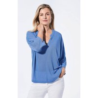 Atelier Goldner 50% Rabatt auf leinenähnliches blaues Shirt in Größe 19 von Goldner Fashion