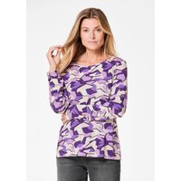T-shirt à manches longues avec motif audacieux - lilas / à motifs - Gr. 23 de Goldner Fashion