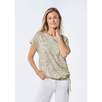 Atelier Goldner 24% Rabatt auf beigegemustertes Shirt mit UBootAusschnitt Gr 42