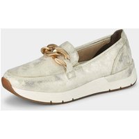 Mocassins avec ornements mode - beige / métallique - Gr. 37 de Goldner Fashion