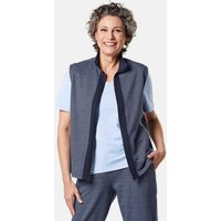 Atelier Goldner Gilet de loisirs zippé bleu marine Gr 23 de Goldner Fashion