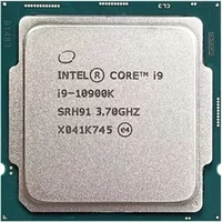 Intel SRH91 | Core i9-10900K 10-Core 3.70GHz 8GT/s 20MB L3 Cache Socket LGA1200 Processor