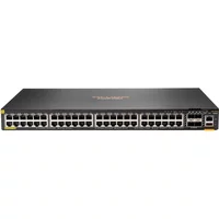 HP JL728B#ABA | Aruba CX 6200 Series 6200F-48G-Class4-PoE-4SFP+ (740W) 48 x 10/100/1000Base-T RJ-45 PoE+ and 4 x 10GbE SFP+ Ports Layer 3 Gigabit Managed Network Switch