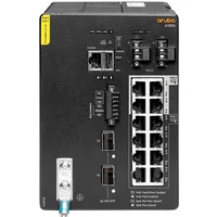 HP JL817A | Aruba 4100i 12-Port 1000Base-T PoE 2x SFP+ Ethernet Switch