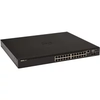Dell 210-ABPP | EMC PowerSwitch N2000 Series N2024 24 x 10/100/1000Base-T RJ-45 and 2 x 10GbE SFP+ and 2 x Stacking Ports Layer 3 Managed Gigabit Ethernet Network Switch