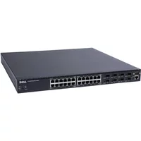 Dell 0H0749 | PowerConnect 6024 24-Ports 10/100/1000 + 8 X Shared Sfp FC Managed Switch