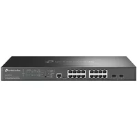 TP-LINK SG3218XP-M2 | Omada 16-Port 2.5G and 2-Port 10GE SFP+ L2+ Managed Switch with 8-Port PoE+