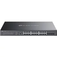 TP-LINK SG3428XMPP | Omada 24-Port Gigabit and 4-Port 10GE SFP+ L2+ Managed Switch with 16-Port PoE+ & 8-Port PoE++