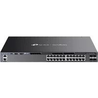TP-LINK SG6428XHP | Omada 24-Port Gigabit Stackable L3 Managed PoE+ Switch with 4 10G Slots