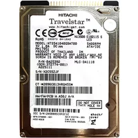 Hitachi HTS541040G9AT00 | Travelstar 5K100 Series 40GB 5400RPM IDE Ultra ATA/100 (ATA-6) 8MB Cache 44-Pin 2.5-inch Hard Drive