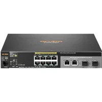 HP JL070A | Aruba 2530 Series 2530-8-PoE+ 8 x RJ-45 PoE+ 10/100Base-TX and 2 Combo Gigabit SFP Ports Layer 2 Managed Fast Ethernet Network Switch