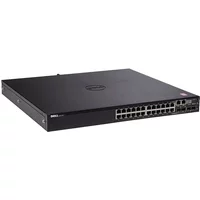 Dell 0KW2GG | Networking N3000 Series N3024P 24 x RJ-45 Ports PoE+ 10/100/1000Base-T + 2 x SFP Ports + 2 x SFP+ Ports Layer 3 Managed 1U Rack-mountable Gigabit Ethernet Network Switch