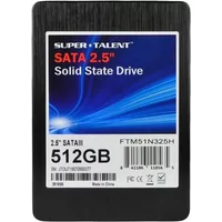 Super Talent FTM51N325H | TeraNova 512GB Triple-Level Cell SATA 6Gb/s 2.5-Inch Solid State Drive